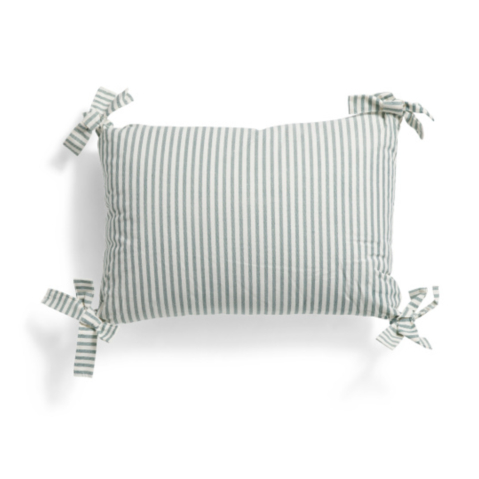 MDesign Cotton Striped Pillow