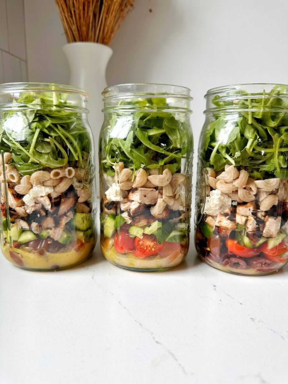 Meal Prep Greek Chicken Salads