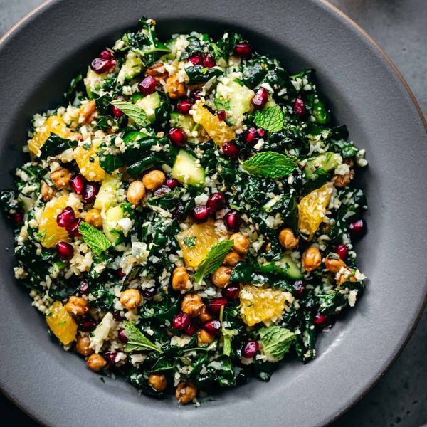 Mediterranean Cauliflower Kale Salad