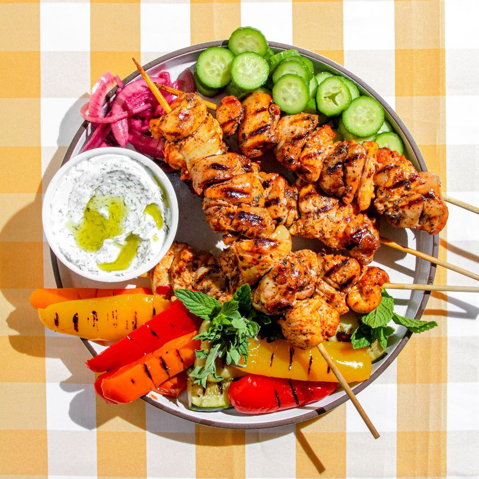 Mediterranean Chicken Skewers