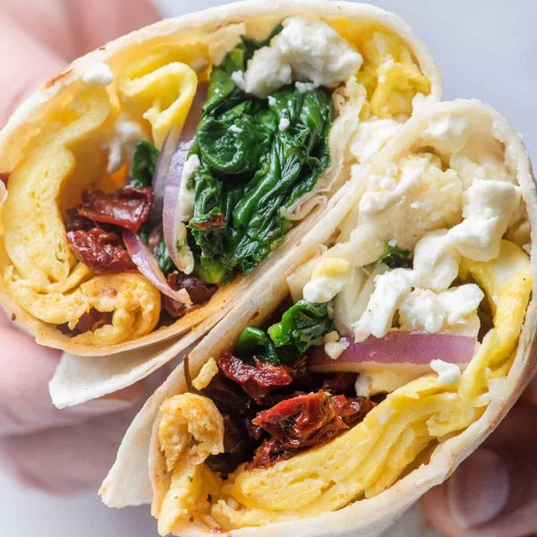 Mediterranean Egg Wrap