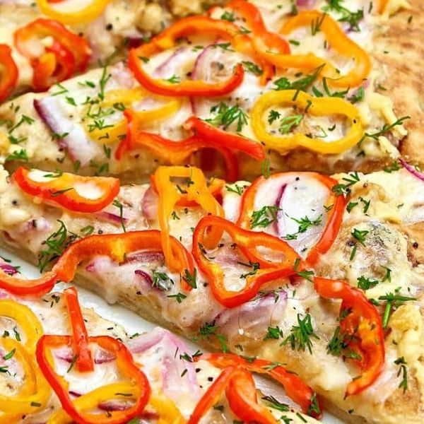 Mediterranean Flatbread Pizza