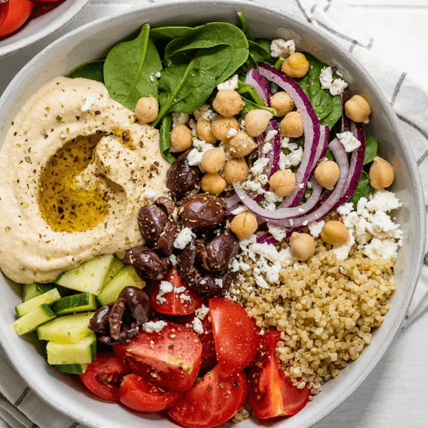 Mediterranean Hummus Bowl