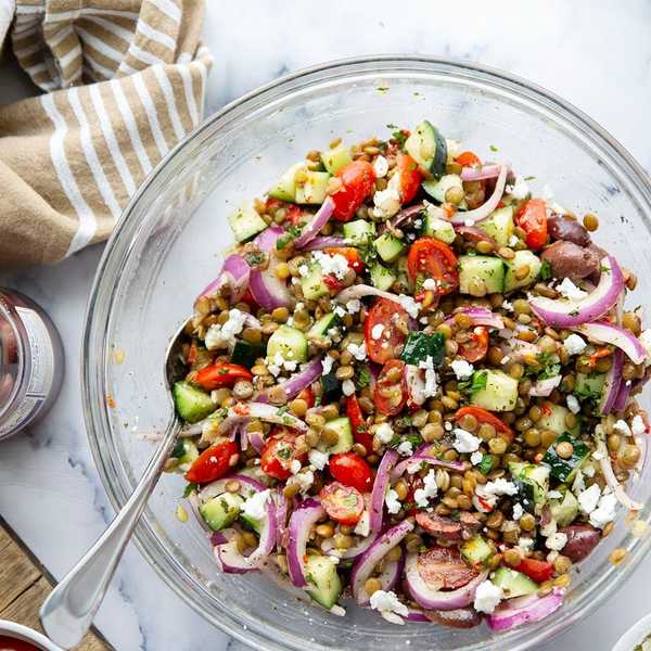 Mediterranean Lentil Salad