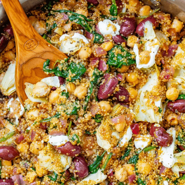 Mediterranean Quinoa and Chickpea Salad
