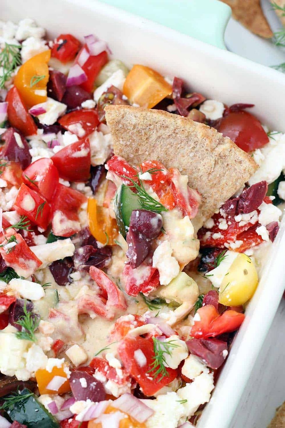 Mediterranean Seven Layer Dip