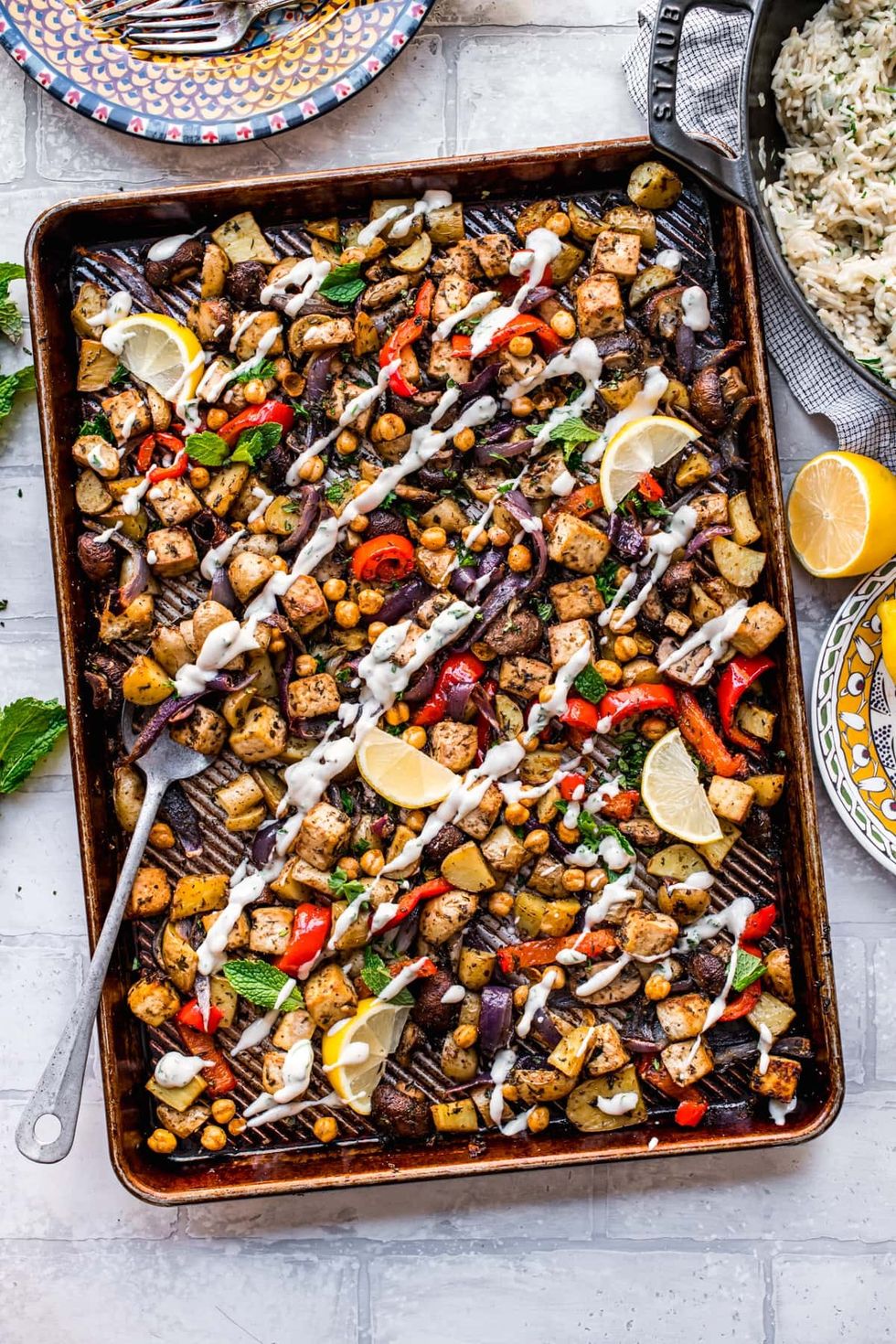 Mediterranean Sheet Pan Dinner