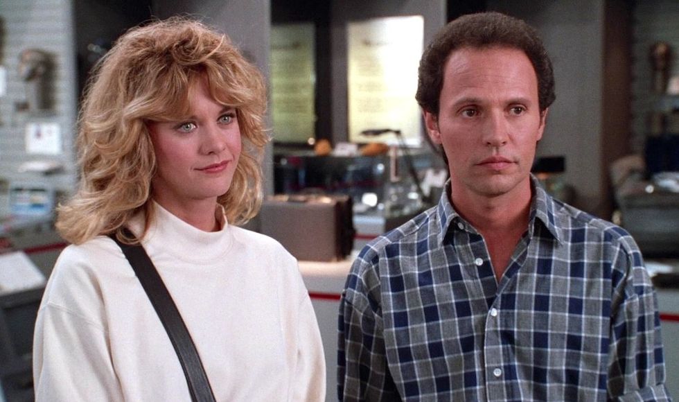 meg ryan and billy crystal in when harry met sally