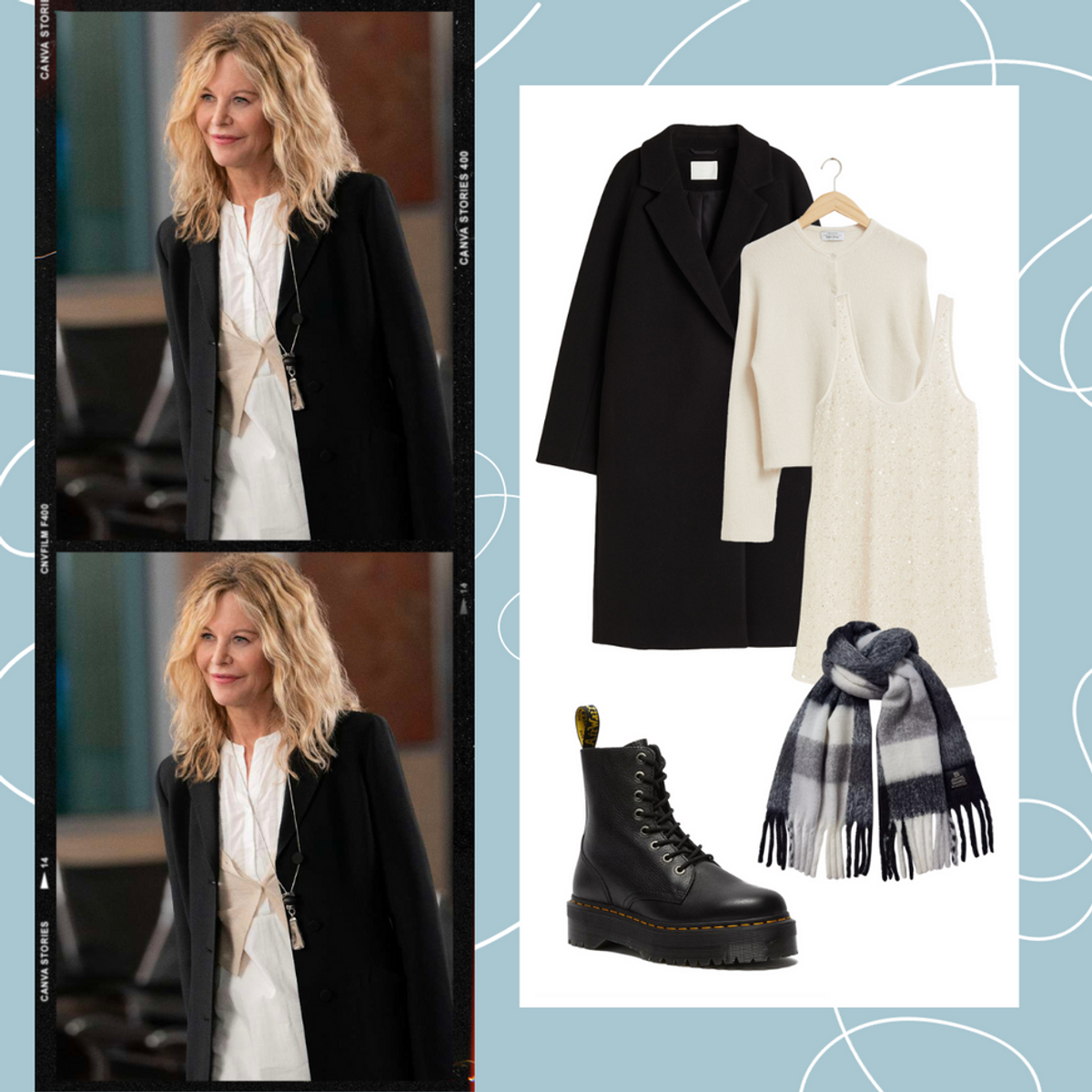 meg ryan in what happens later out november 2023 rom com meg ryan fall outfits