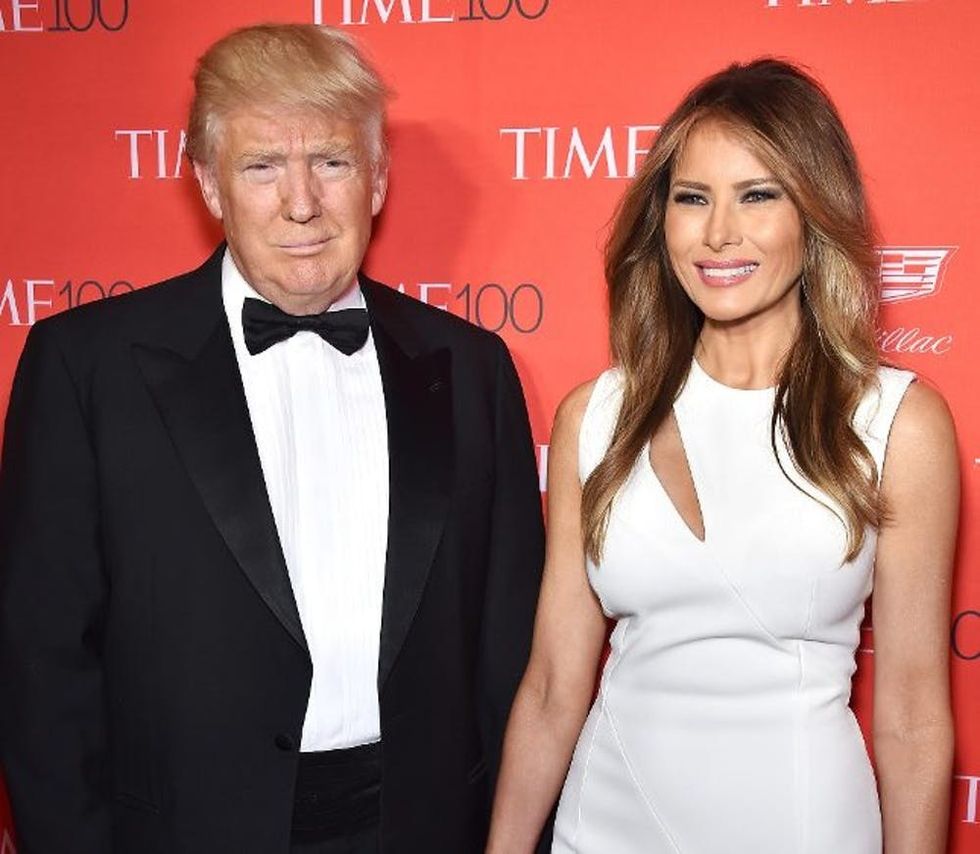 Melania Trump and Donald Trump