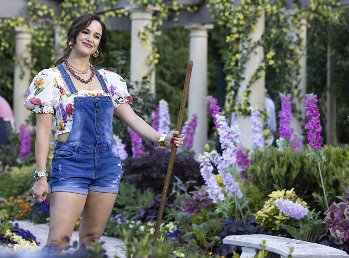 melissa fumero as birdie in the garden exclusive Grosse Pointe Garden Society sneak peek