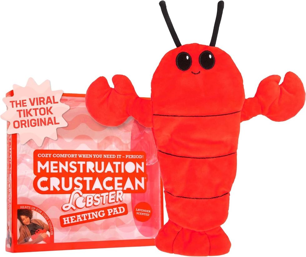 Menstruation Crustacean Lavender-Scented Lobster Heating Pad