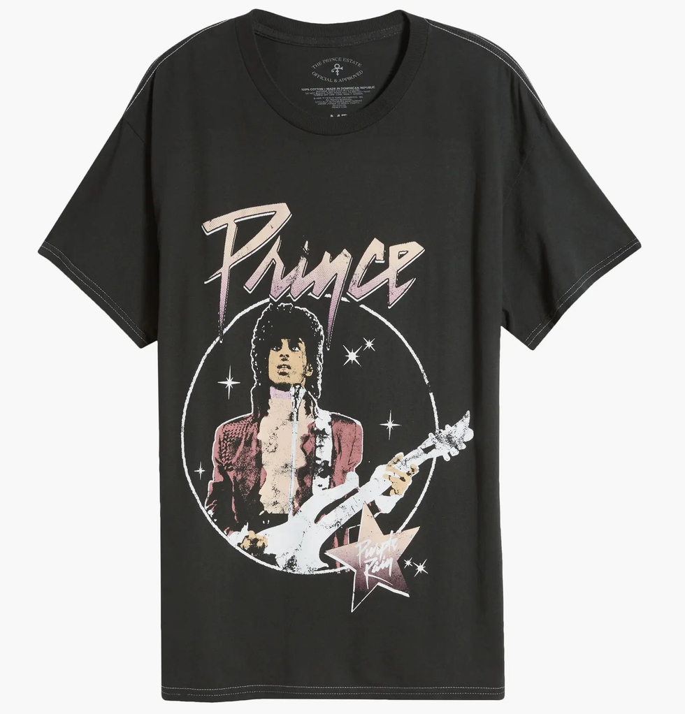 Merch Traffic Prince Oversize Cotton Graphic T-Shirt