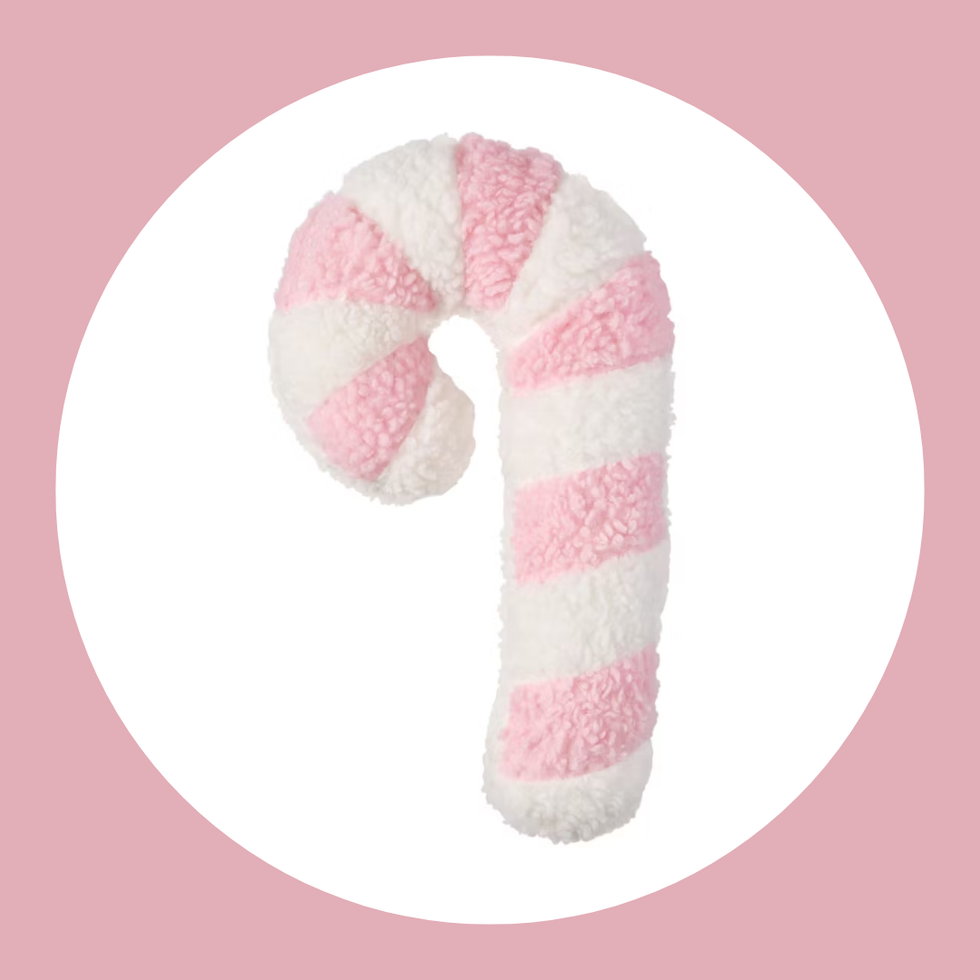 Merry Moments Candy Cane Pillow