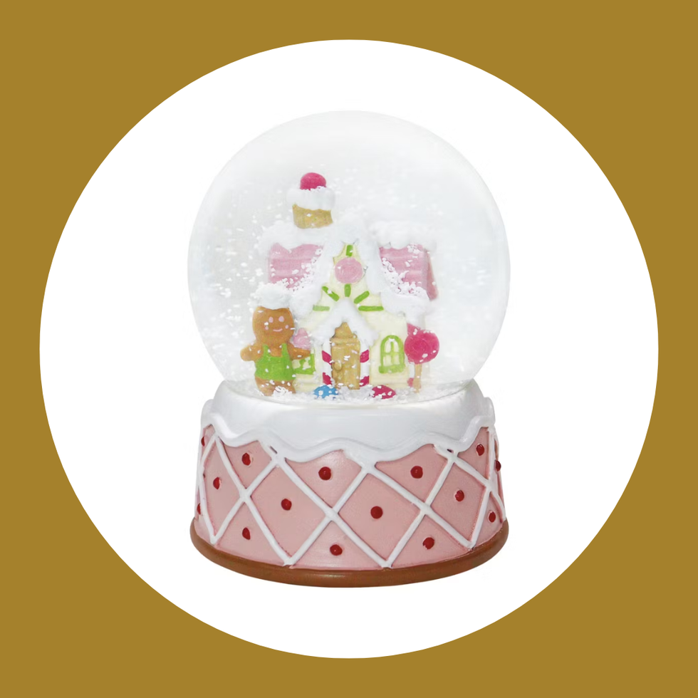 Merry Moments Gingerbread House Snow Globe