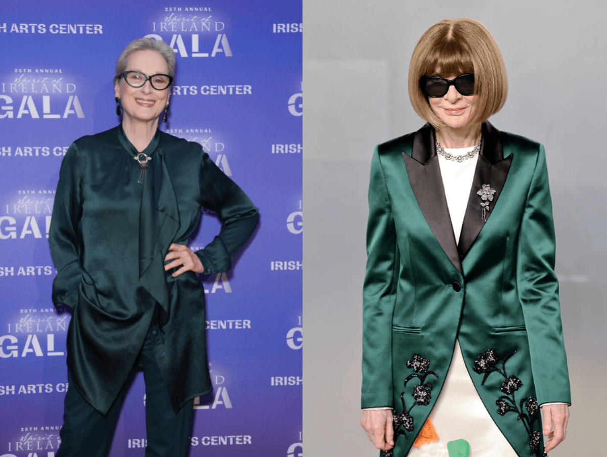 Meryl Streep and Anna Wintour