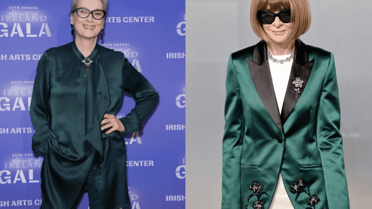 Meryl Streep and Anna Wintour