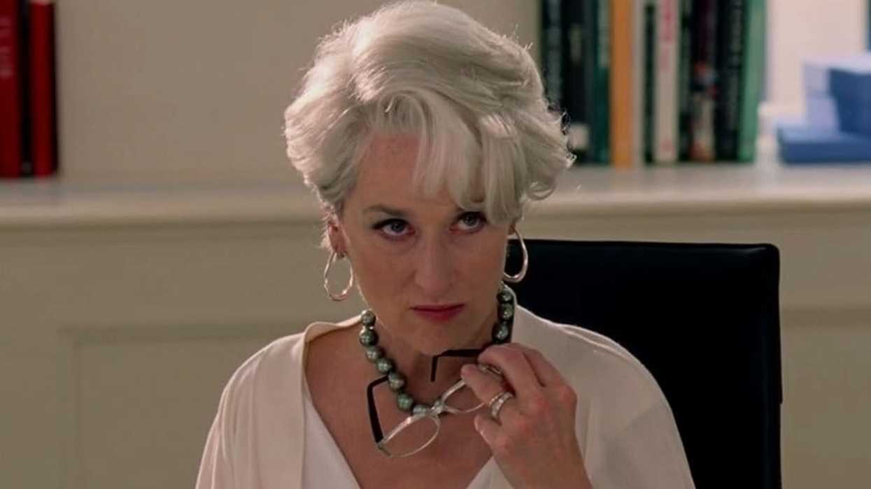 Meryl Streep as Miranda Priestly in The Devil Wears Prada