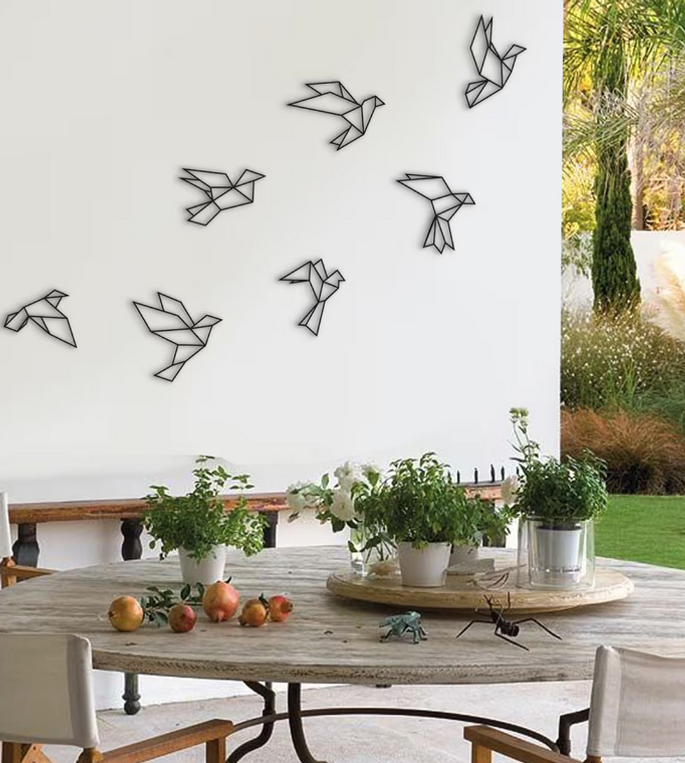 metal birds wall art