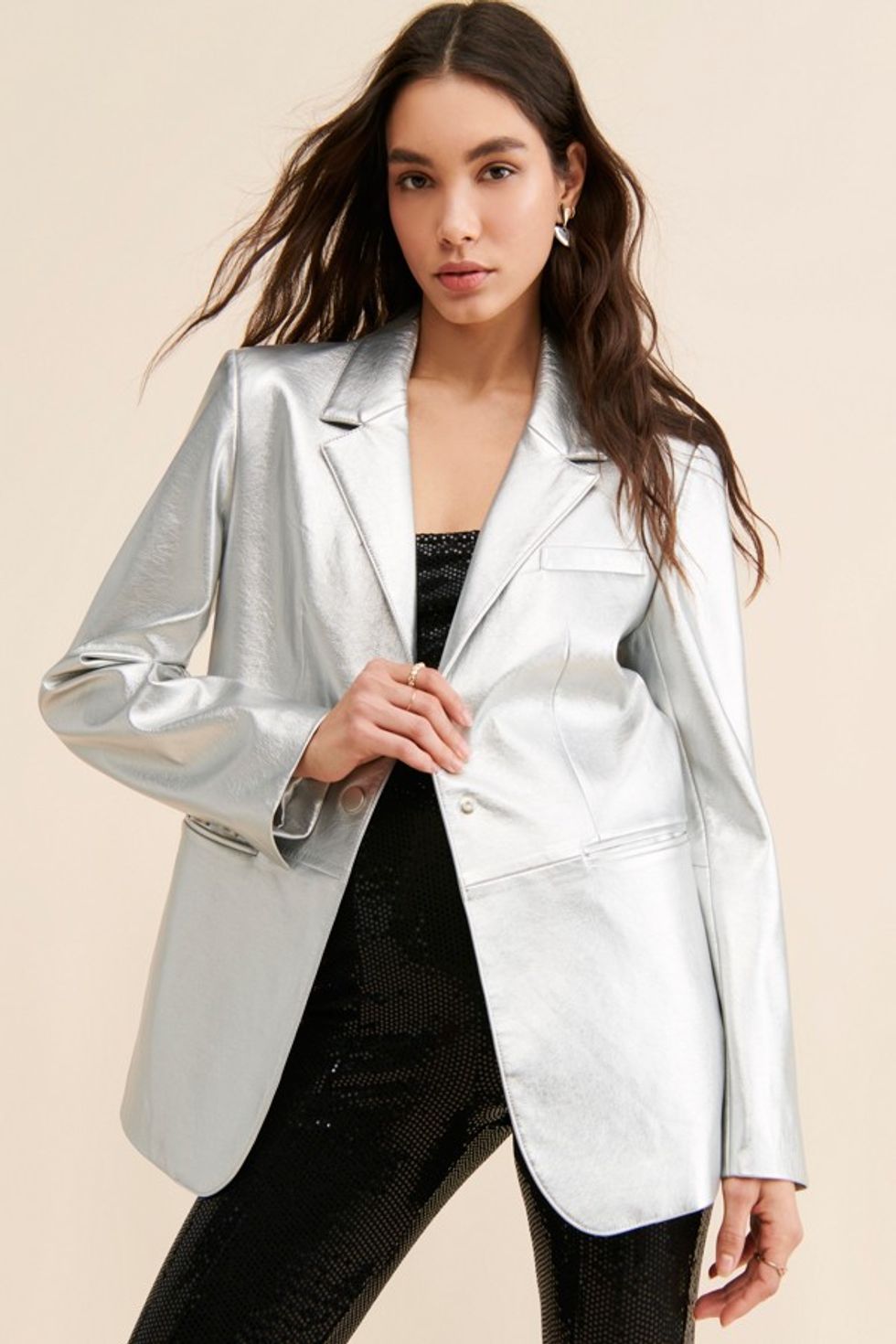 Metallic Blazer