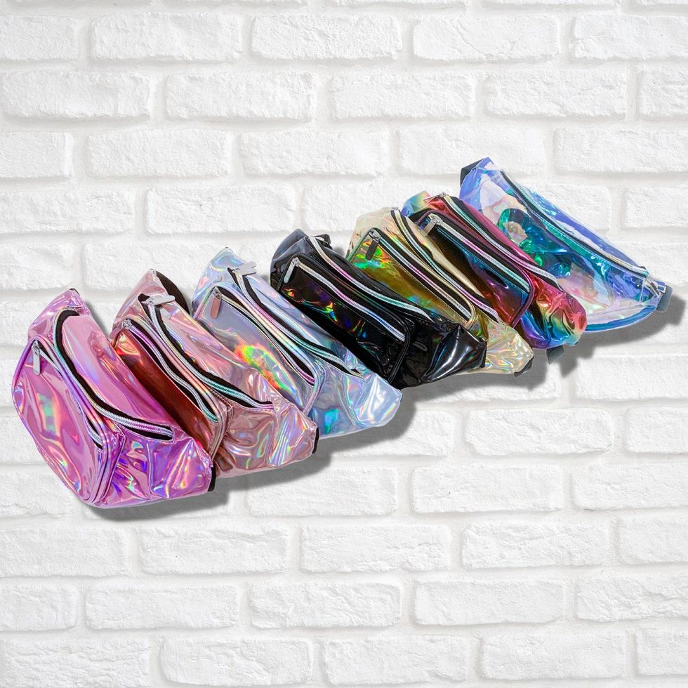 Metallic Holographic Fanny Pack holographic accessories
