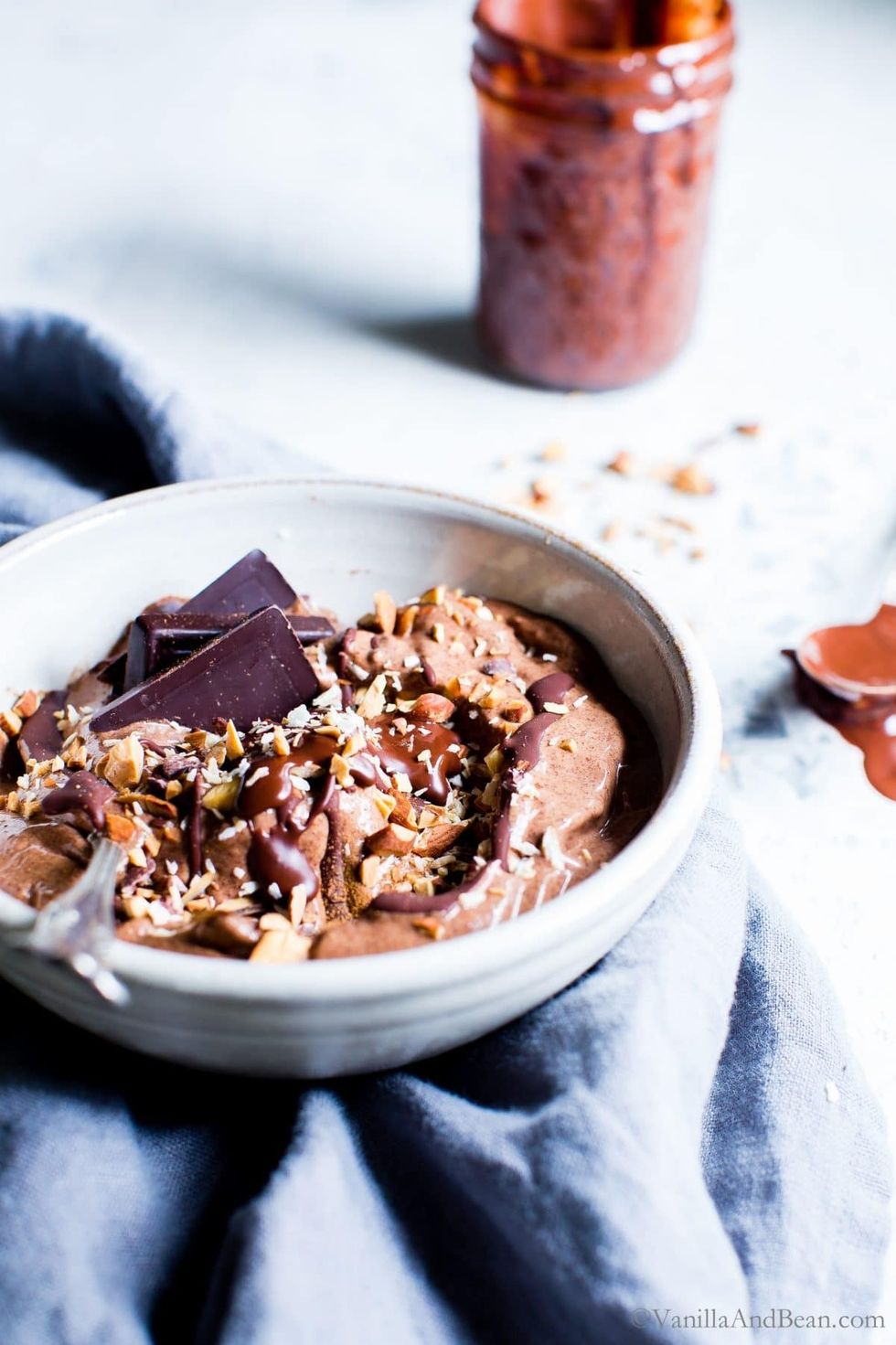 Mexican Chocolate Nice Cream Bowls