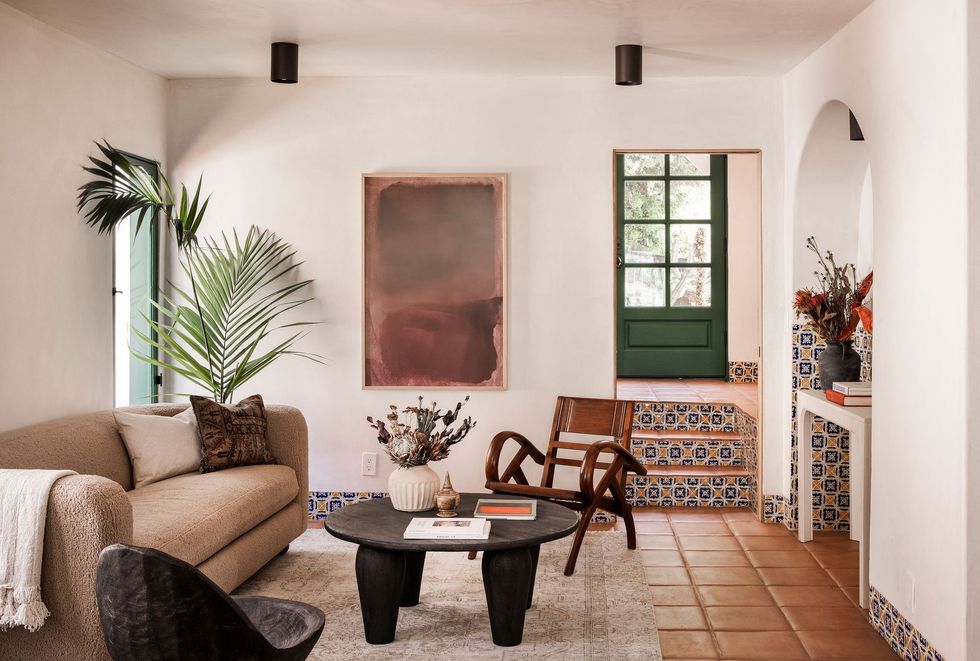 mexican farmhouse living room