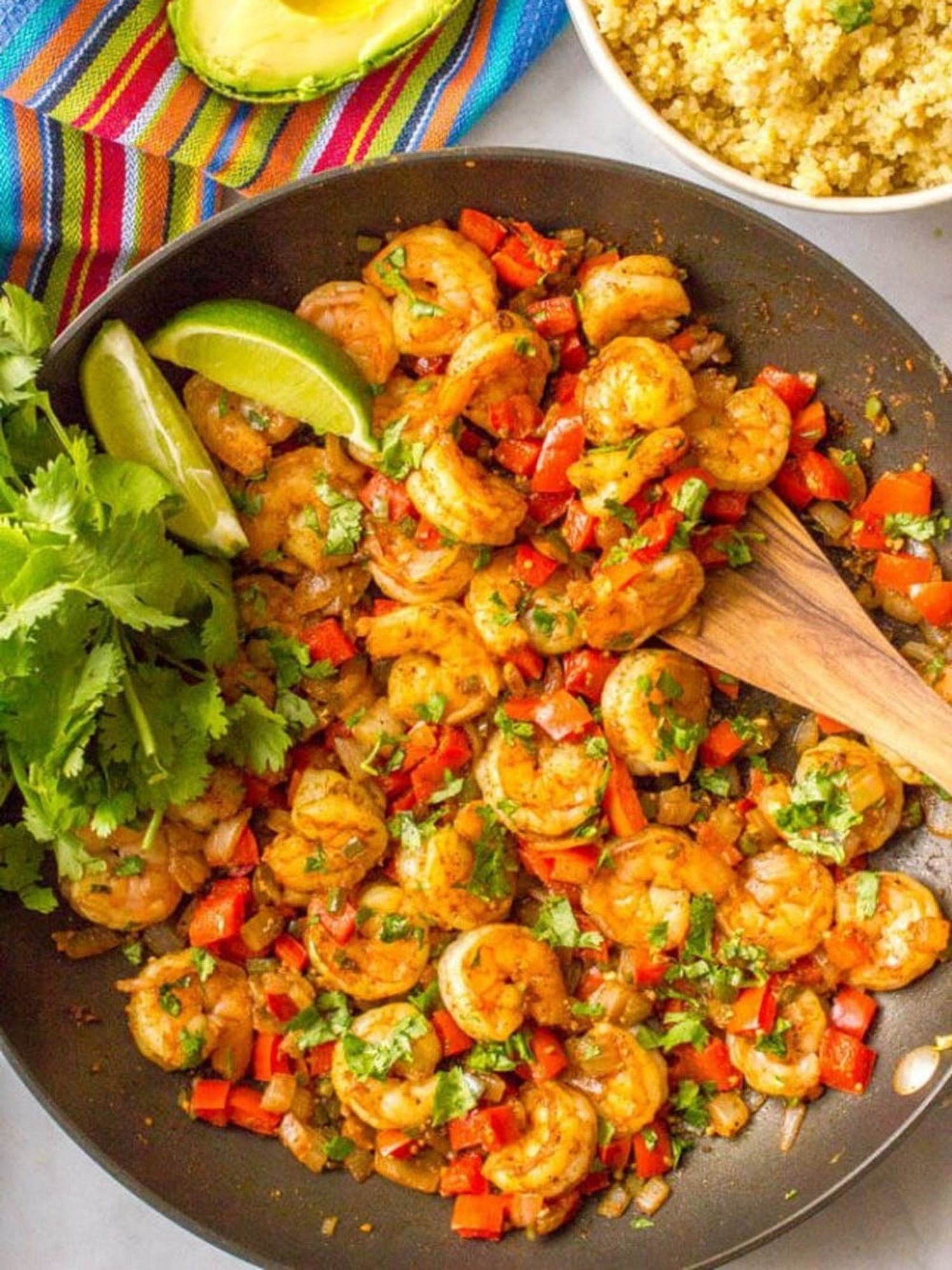 Mexican Shrimp Skillet
