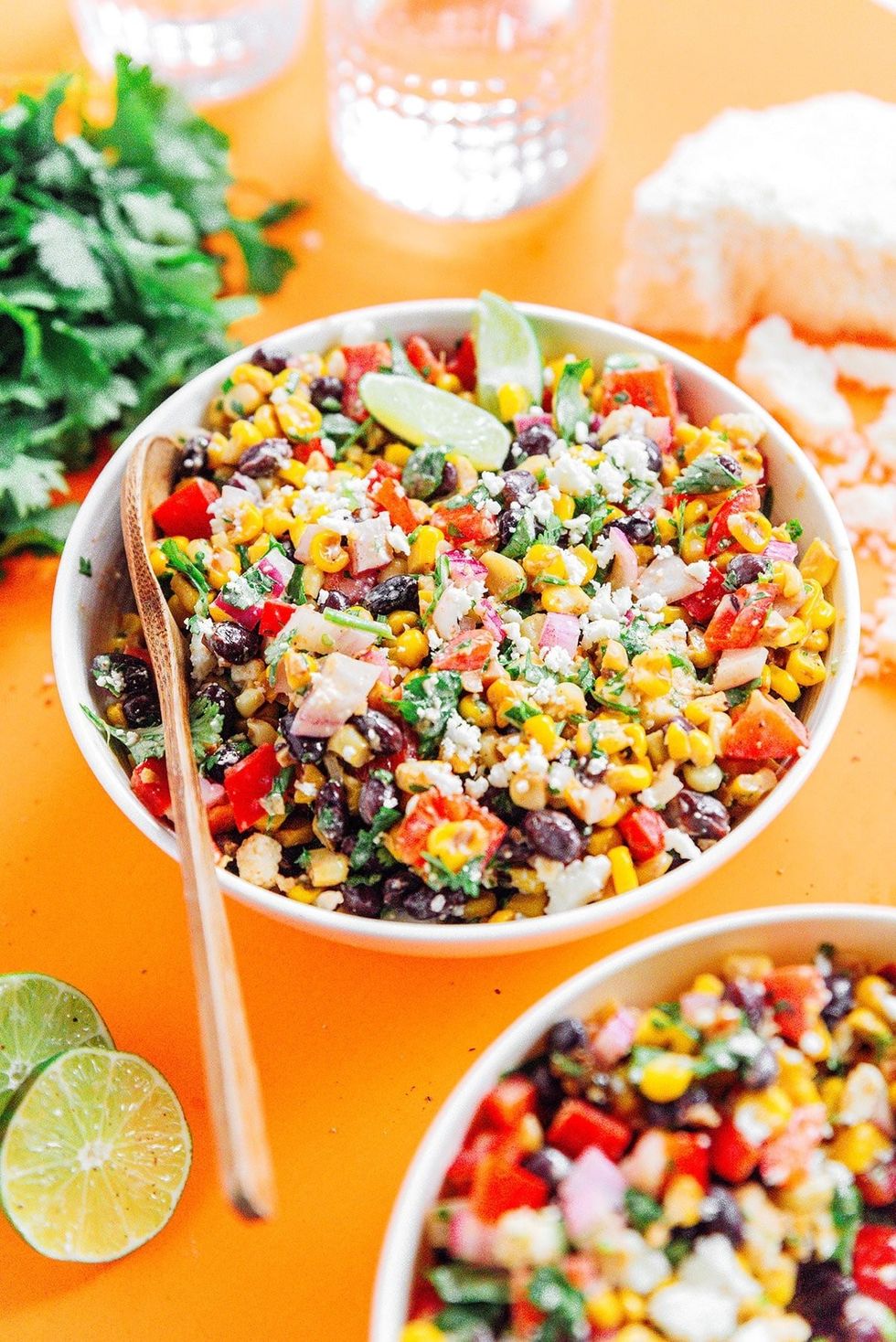 Mexican Street Corn Salad tex mex recipe easy for weeknights