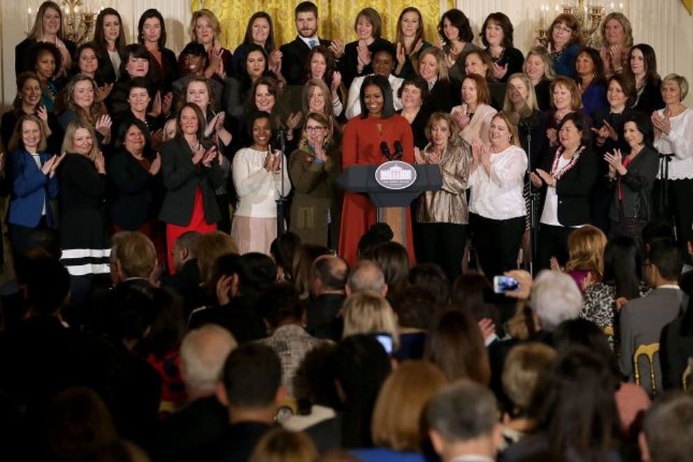 Michelle Obama Delivers Final Speech At The White House