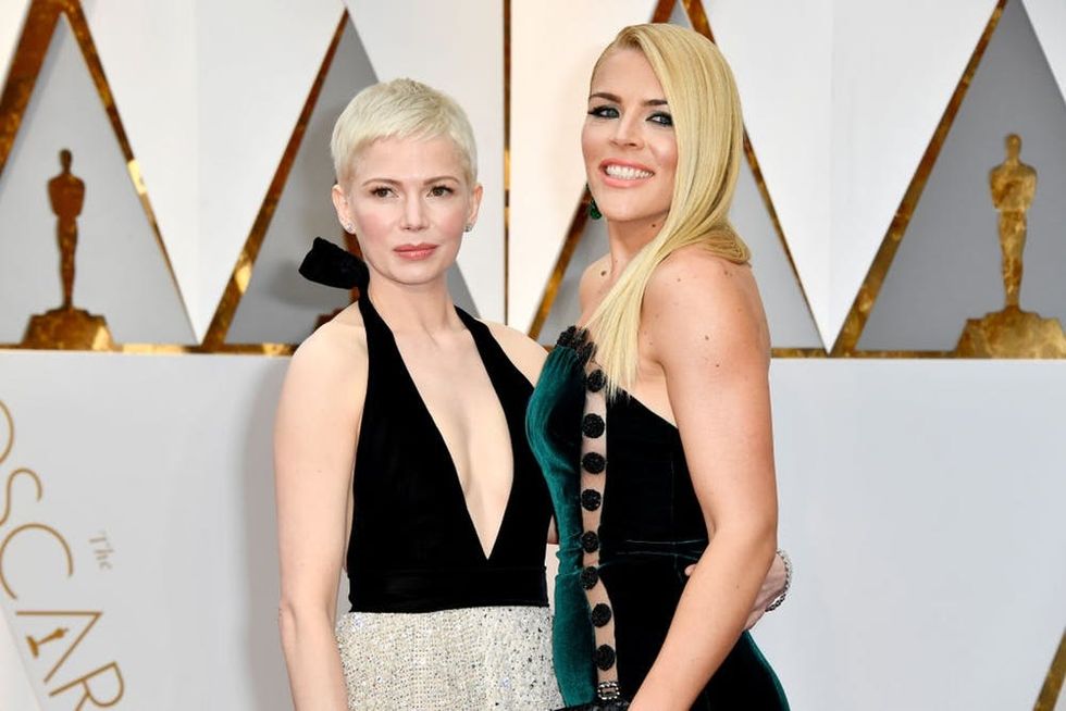 Michelle Williams and Busy Philipps