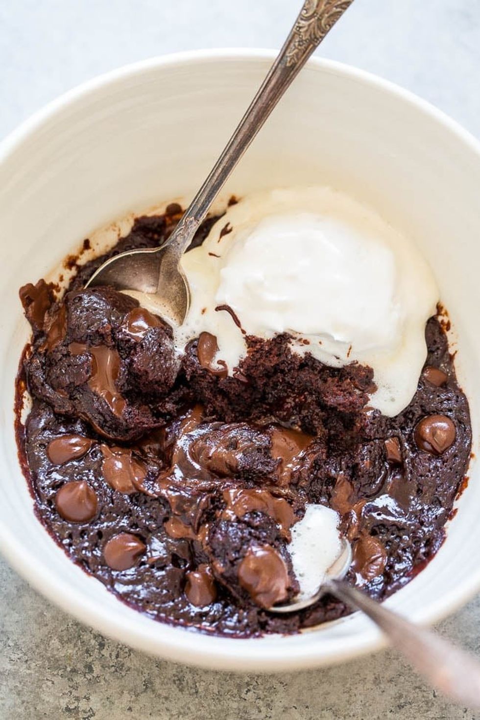 Microwave Brownie in a Mug
