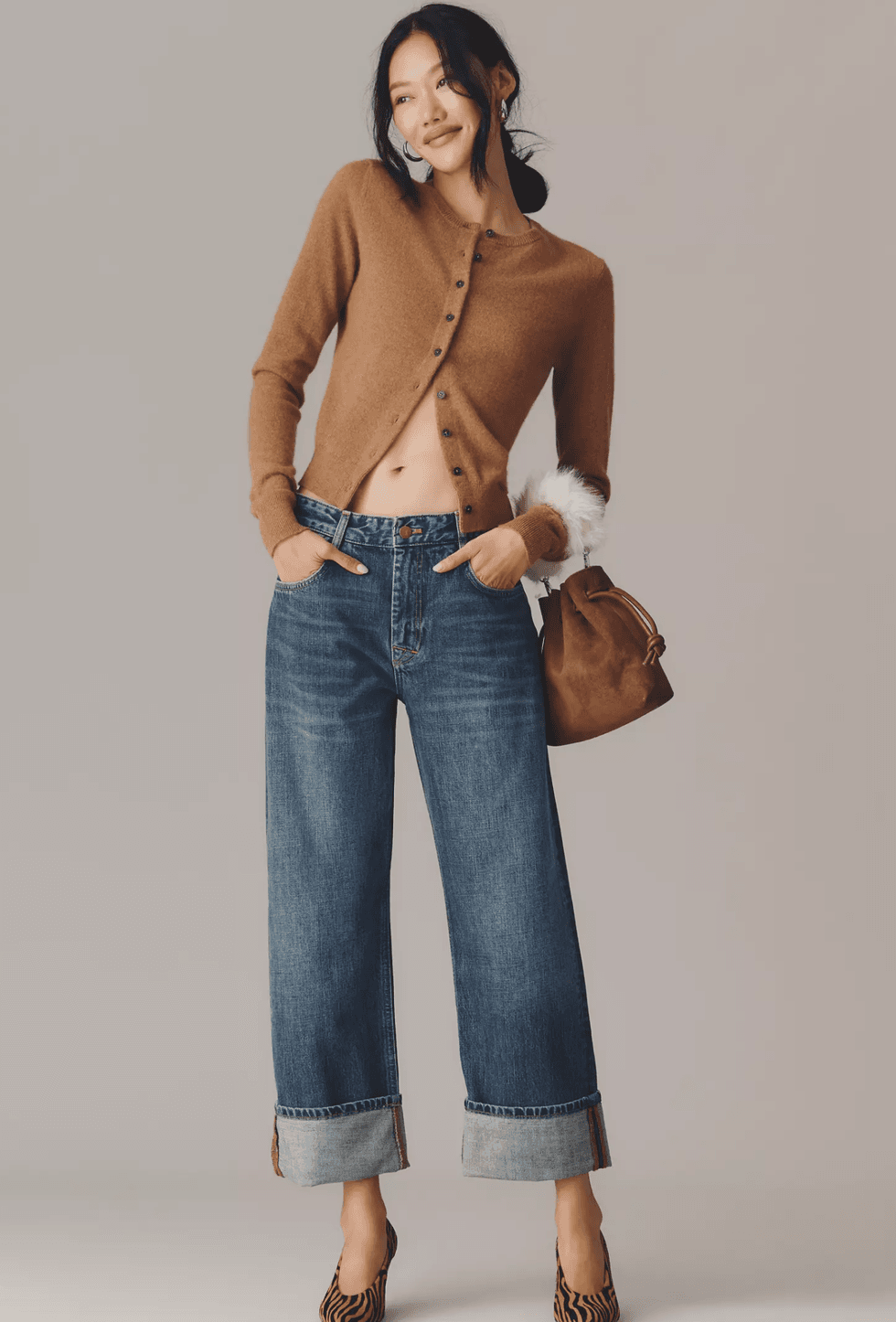 Mid-Rise Relaxed Jeans by Pilcro