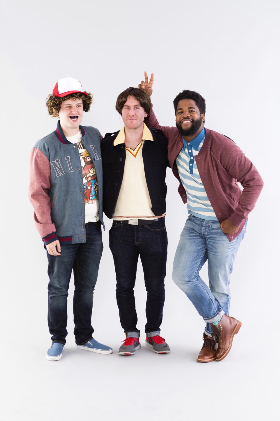 mike wheeler dustin henderson lucas sinclair group halloween costume