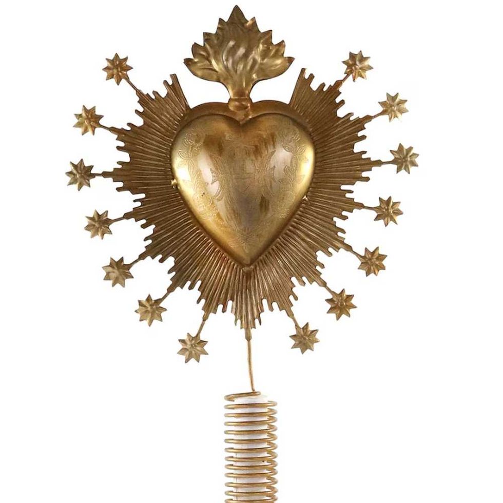 Milagro Tree Topper Antique Gold