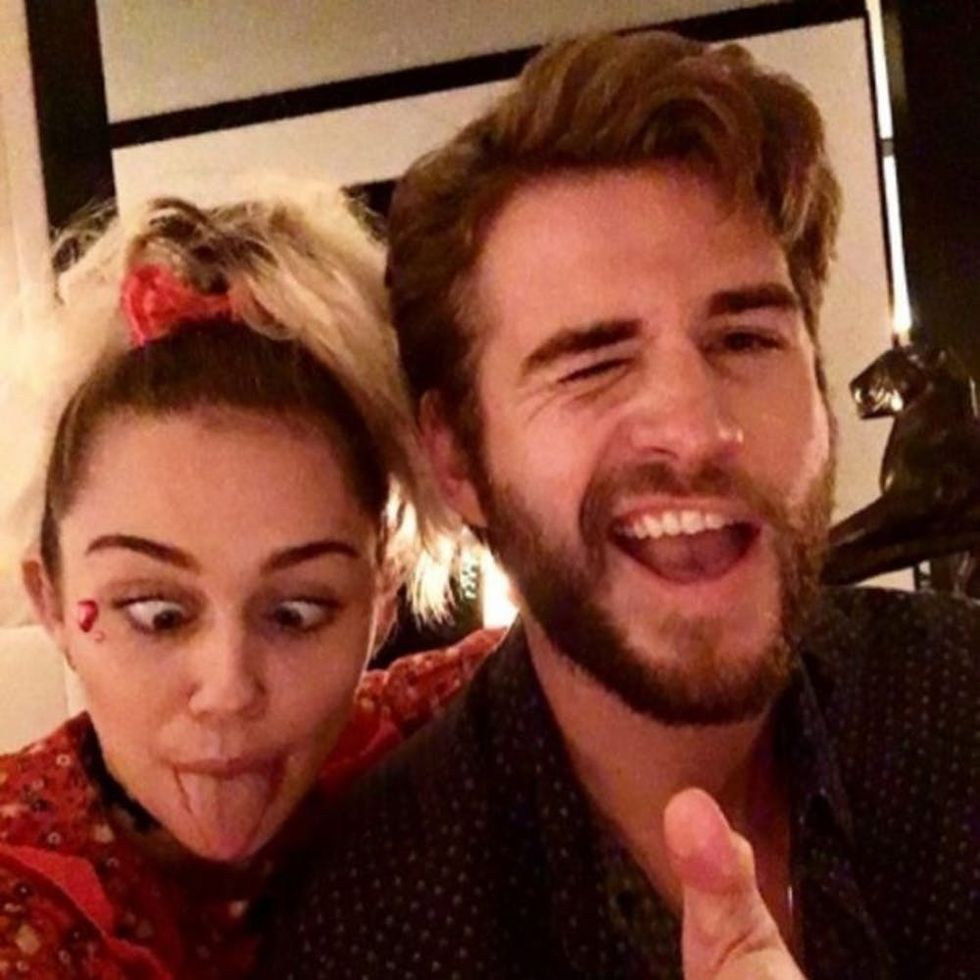 Miley Cyrus and Liam Hemsworth _ 2016