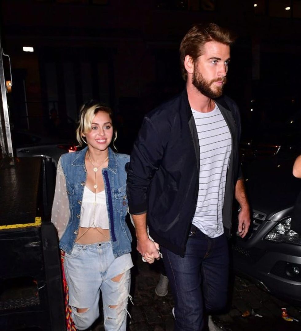 Miley Cyrus and Liam Hemsworth