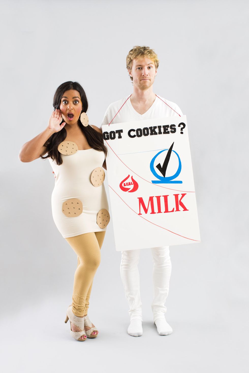 milk and cookie costume