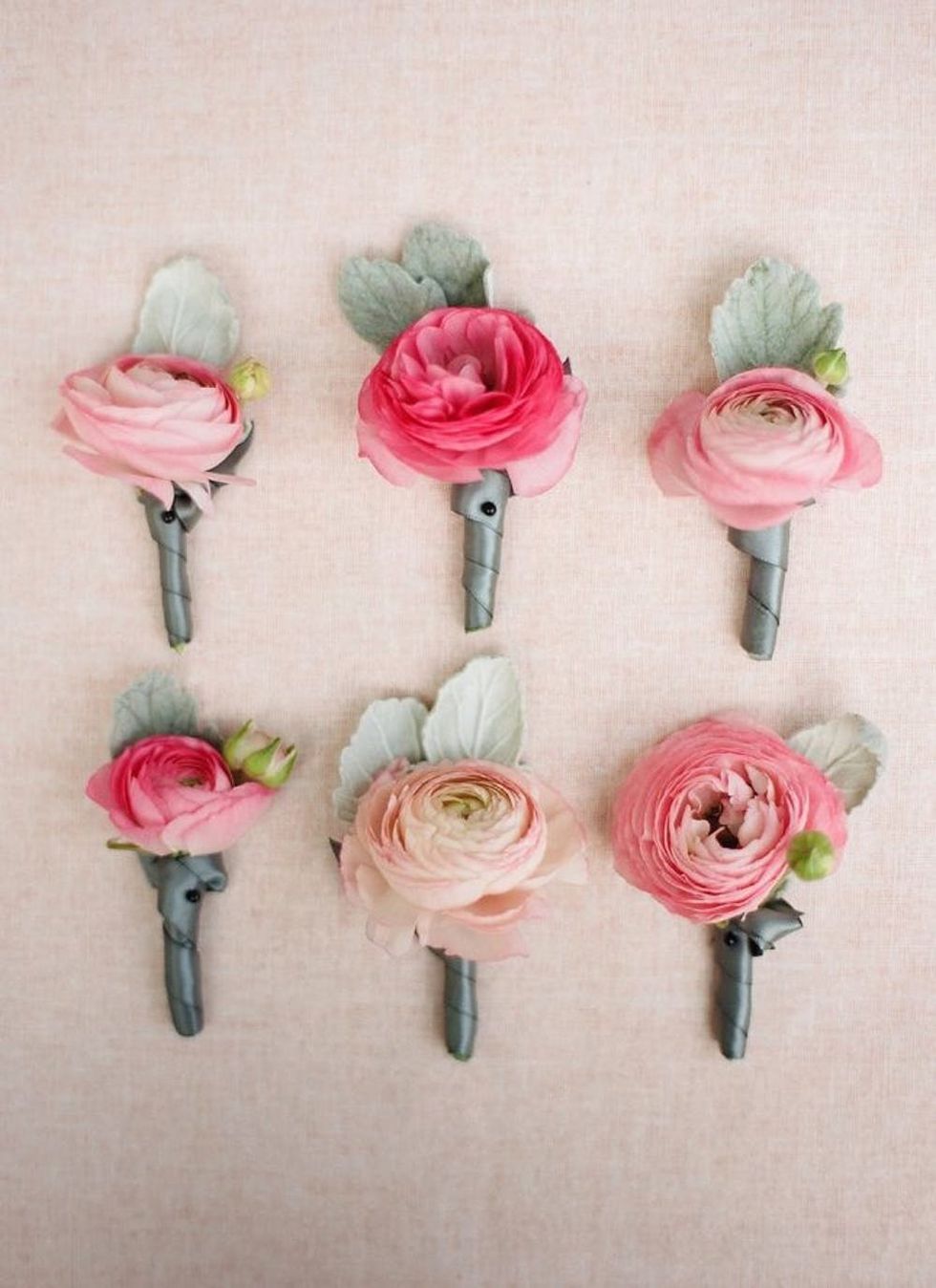 Millennial Pink Boutonniere
