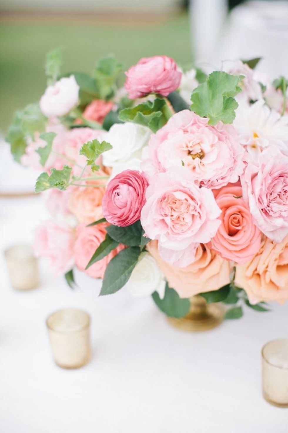 Millennial Pink Centerpieces