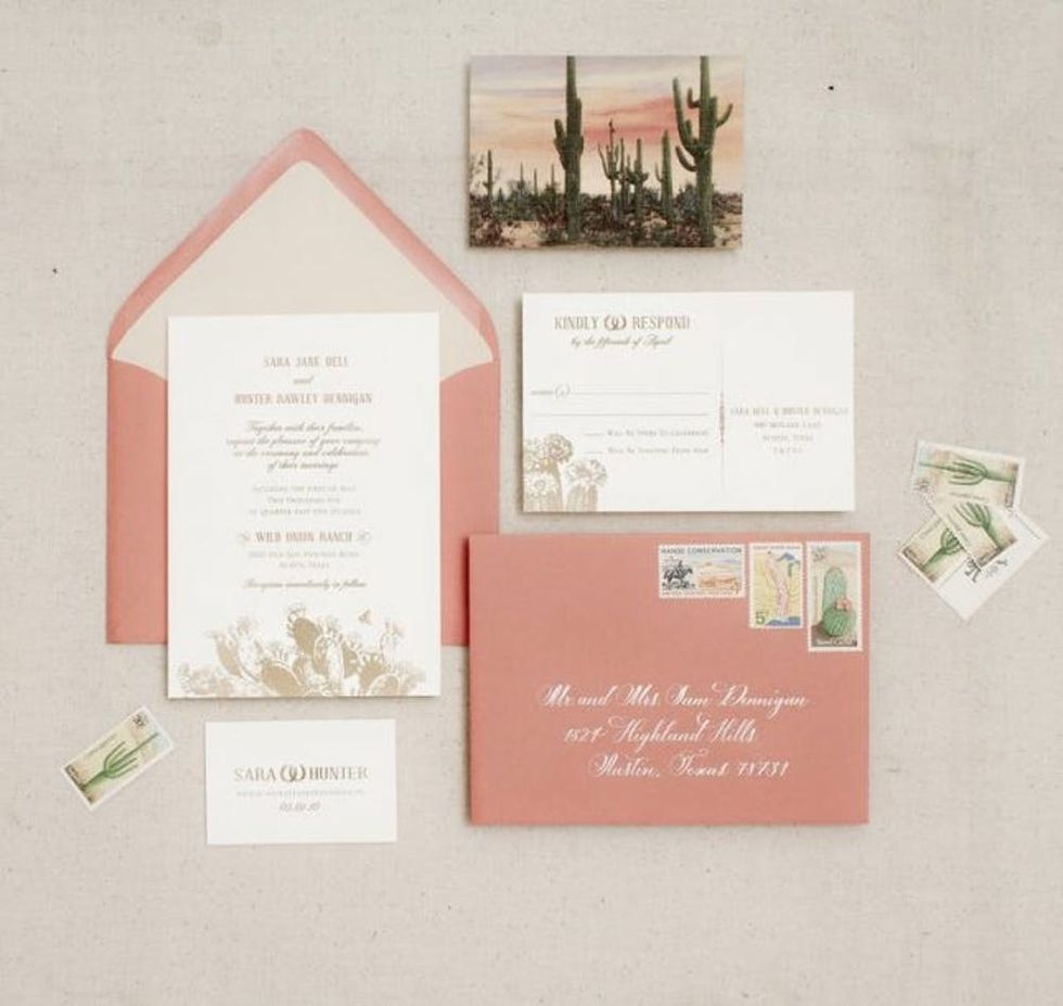 Millennial Pink Invitations