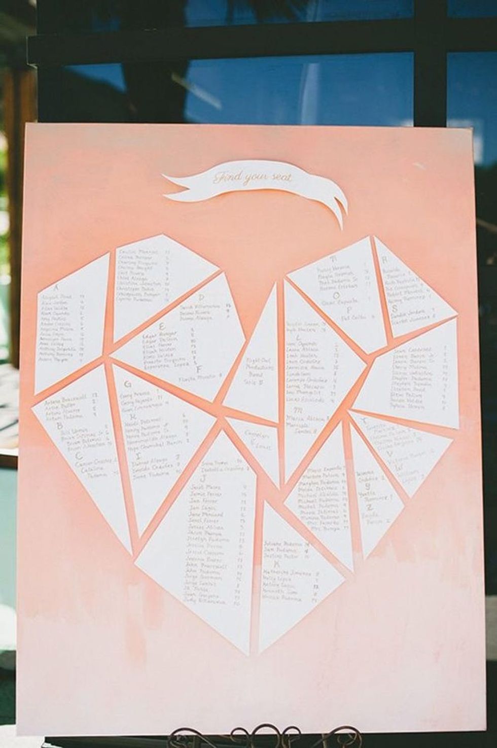 Millennial Pink Seating Chart