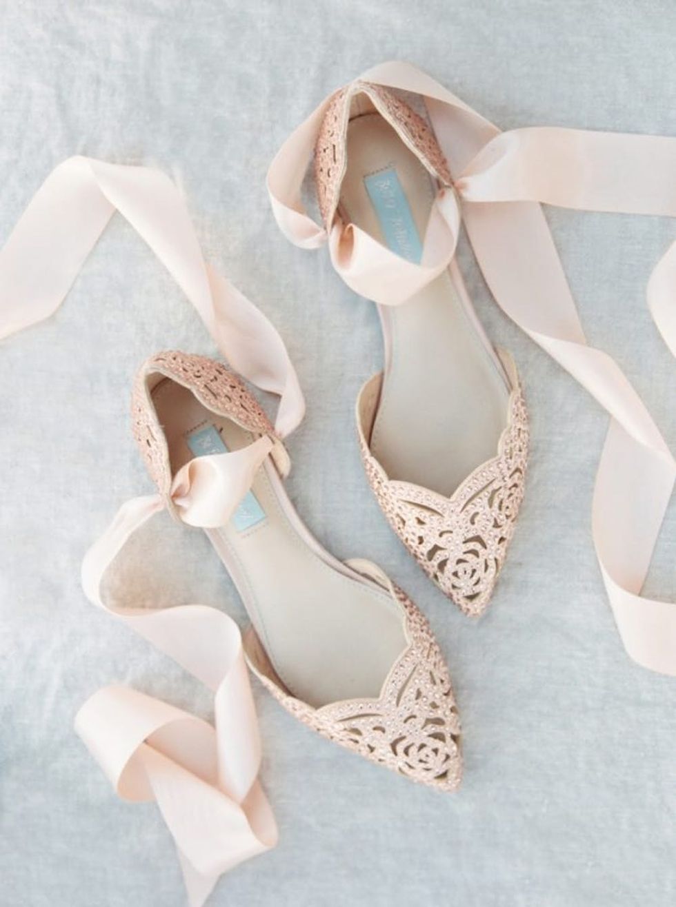 Millennial Pink Wedding Shoes