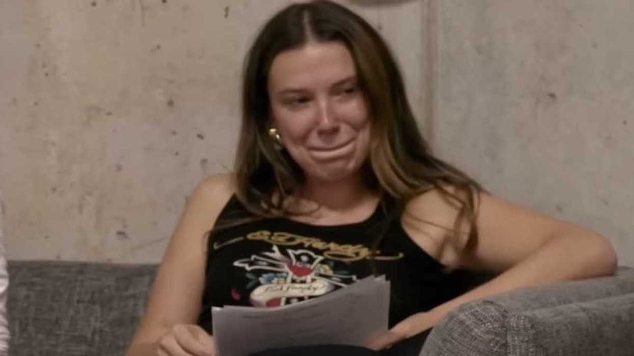 millie bobby brown during the stranger things finale table read