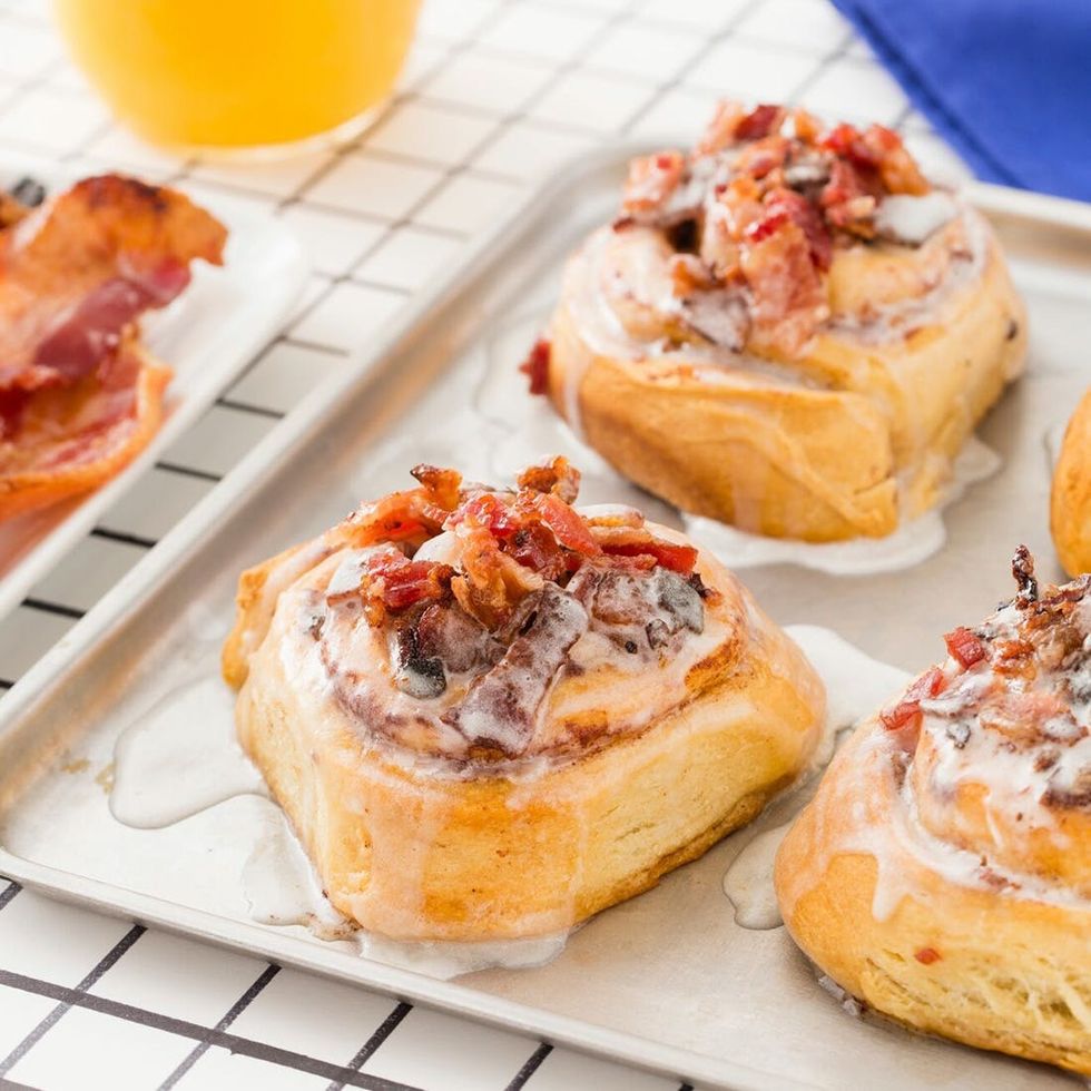 millionaire's bacon cinnamon rolls