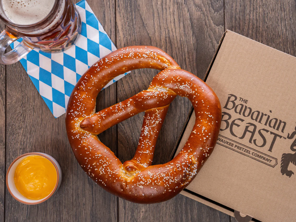 Milwaukee Pretzel Company Bavarian Beast Pretzel