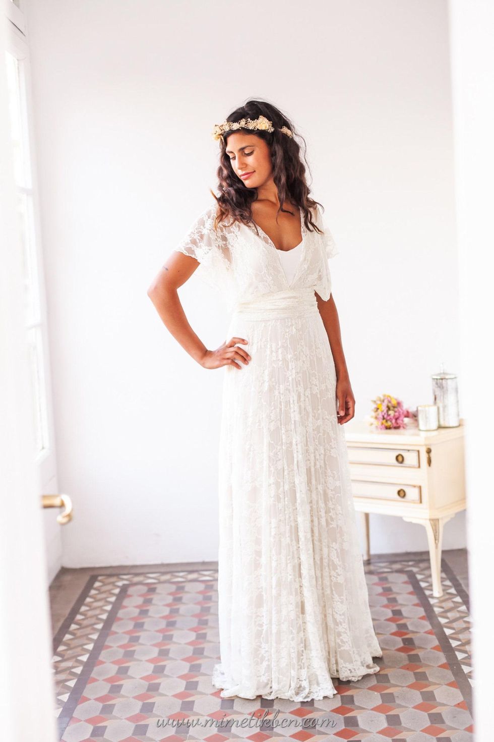 Grecian Style Wedding Dresses & Greek-Inspired Gown Ideas - Brit + Co