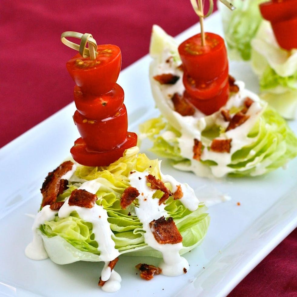 Mini Bacon and Blue Cheese Wedge Salads