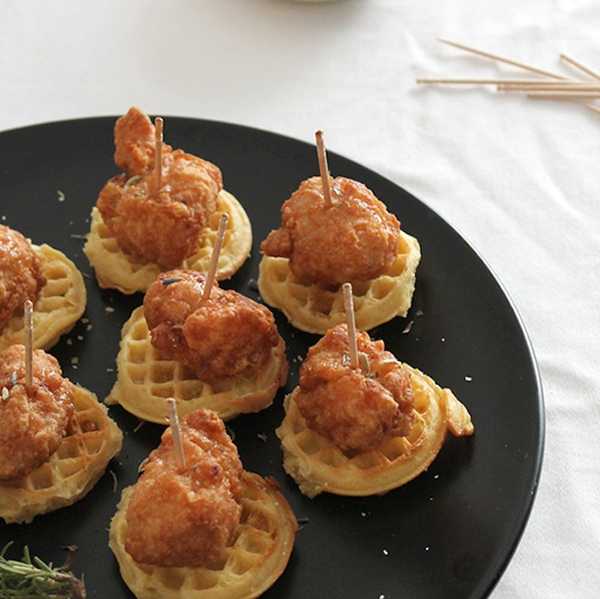 Mini Chicken and Waffles