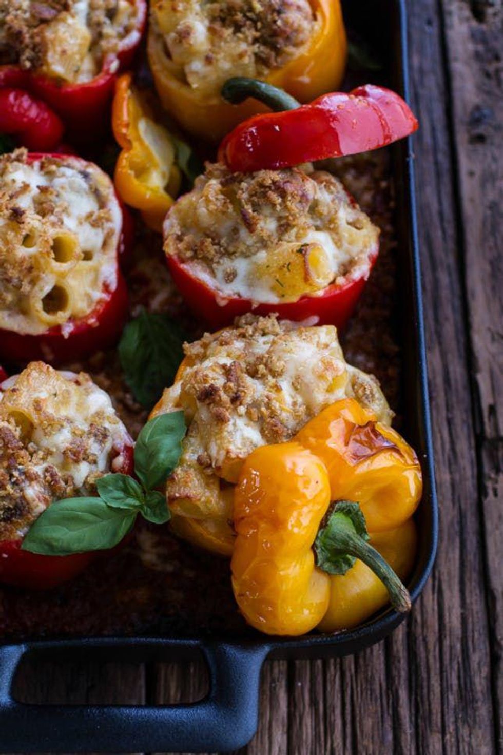 Mini Italian Meatball Stuffed Peppers